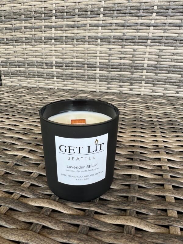 Lavender Shield 8oz Candle - Seasonal - Image 2