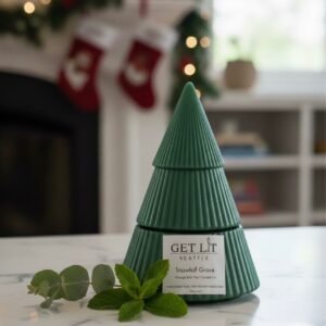 Holiday Tree Candle - Forest Green Edition