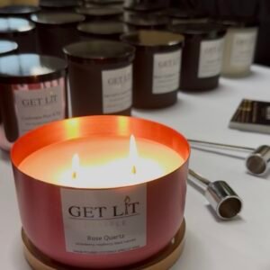 Large Pink Candle 19oz