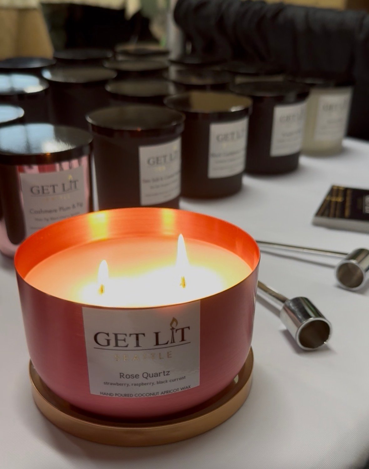 Large Pink Candle 19oz